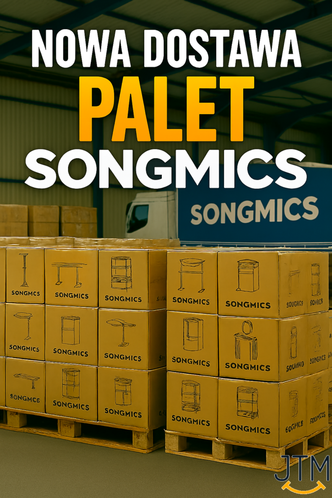 Palety Songmics ze zwrotów konsumenckich, świetne palety dla poczatkujących palety ze zwrotami konsumenckimi mix towaru hurt JTM