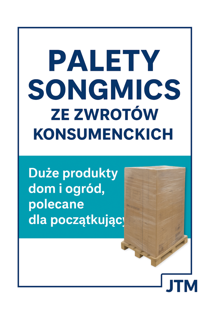 Wysoka paleta Songmics ze zwrotów konsumenckich – duże produkty z kategorii dom i ogród, oferta polecana dla początkujących handlarzy w JTM.
